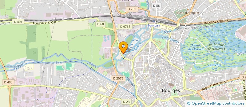 localisation de l'entreprise CENTRE EXPANSION 18 à BOURGES