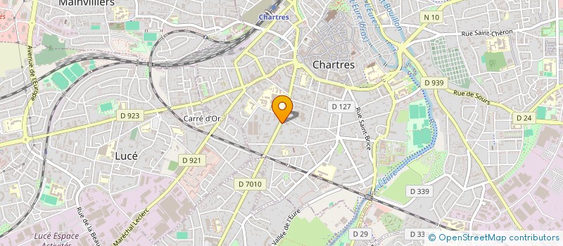 localisation de l'entreprise CENTRE EXPERTISES CONTROLE AUTOMOBILES à CHARTRES