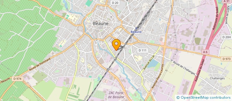 localisation de l'entreprise CENTRE EXPL REVET ORGANIQUES SURFACES à BEAUNE