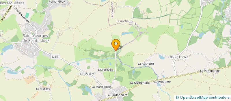 localisation de l'entreprise CENTRE FELIN DES PDL LA MAISON DU CHAT  SAINT-GEORGES-DE-POINTINDOUX