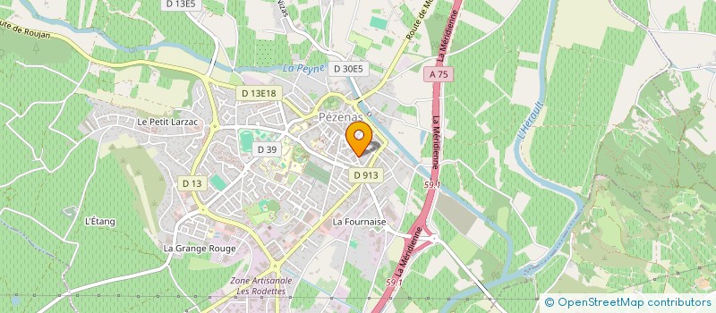 localisation de l'entreprise CENTRE FEMININ RURAL à PEZENAS