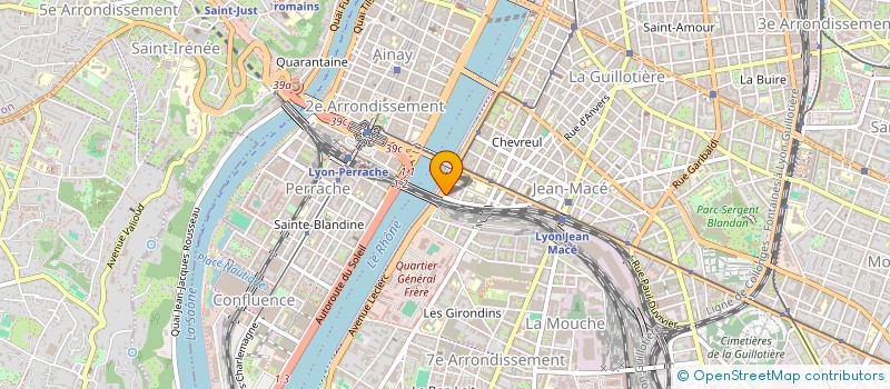 localisation de l'entreprise CENTRE FERNAND C  LYON