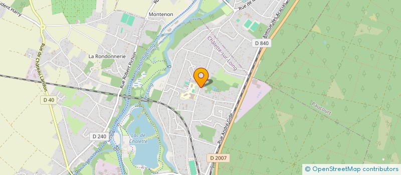 localisation de l'entreprise CENTRE FIBRE à CHALETTE-SUR-LOING
