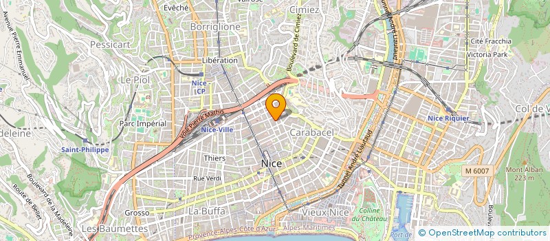 localisation de l'entreprise CENTRE FLOREVA  NICE