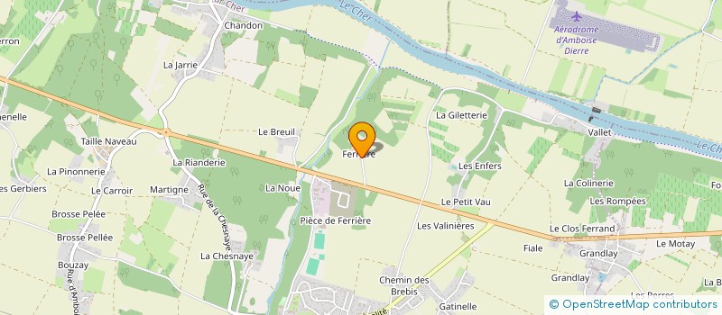 localisation de l'entreprise CENTRE FONDATION MICROPIEUX à ATHEE SUR CHER