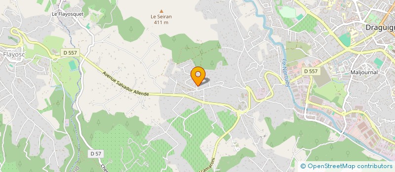 localisation de l'entreprise CENTRE FORMATION ANIMATION TOURISTIQUE  DRAGUIGNAN