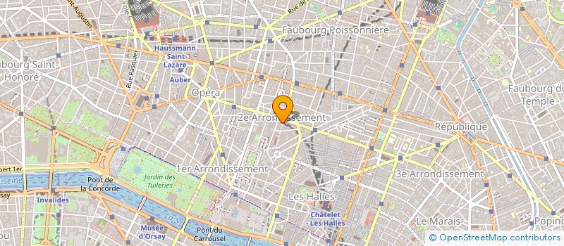 localisation de l'entreprise CENTRE FORMATION APPRENTI COIFFEUR PARIS à PARIS