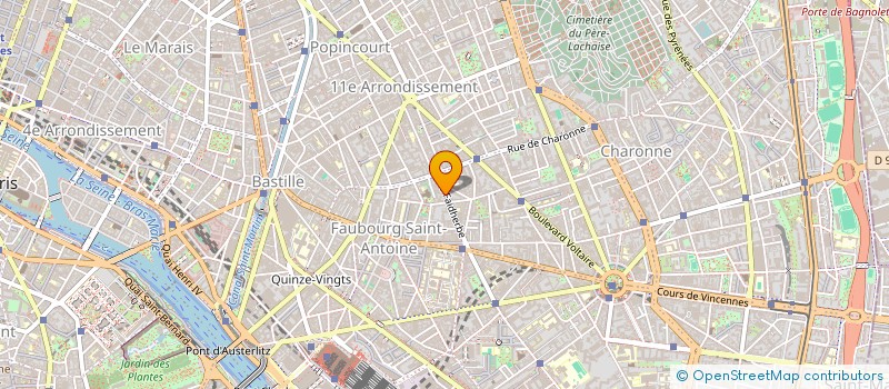 localisation de l'entreprise CENTRE FORMATION CONTINU INTERPROFESSION  PARIS