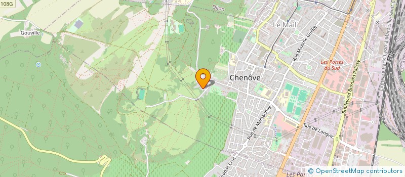 localisation de l'entreprise CENTRE FORMATION D ETUDES ET DE CONSEIL à CHENOVE