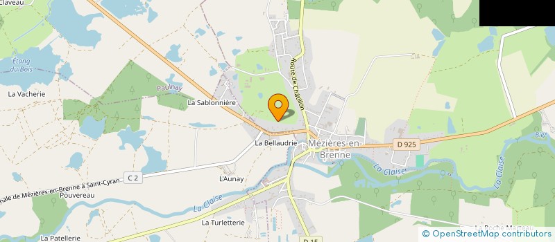 localisation de l'entreprise CENTRE FORMATION ET DEVELOPPEMENT RURAL à MEZIERES-EN-BRENNE