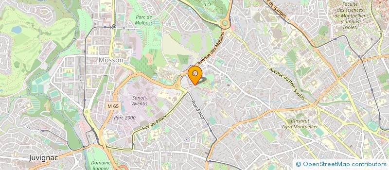 localisation de l'entreprise CENTRE FORMATION MAIRES ELUS LOCAUX à MONTPELLIER