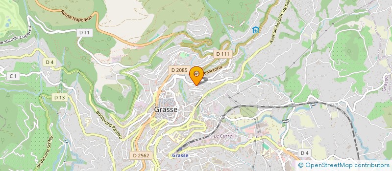 localisation de l'entreprise CENTRE FORMATION NATUROPATHIE ENERGETIQUE à GRASSE