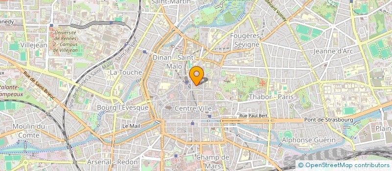 localisation de l'entreprise CENTRE FORMATION PEDAGOGIQUE à RENNES