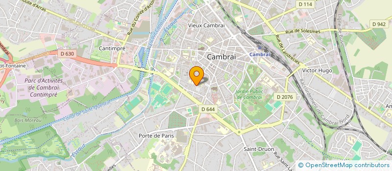 localisation de l'entreprise CENTRE FORMATION PEDAGOGIQUE à CAMBRAI