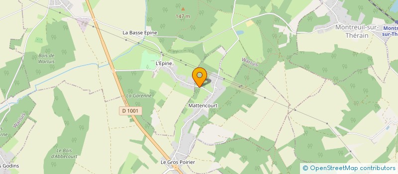 localisation de l'entreprise CENTRE FORMATION PROF AGRICOLE JEUNES à WARLUIS