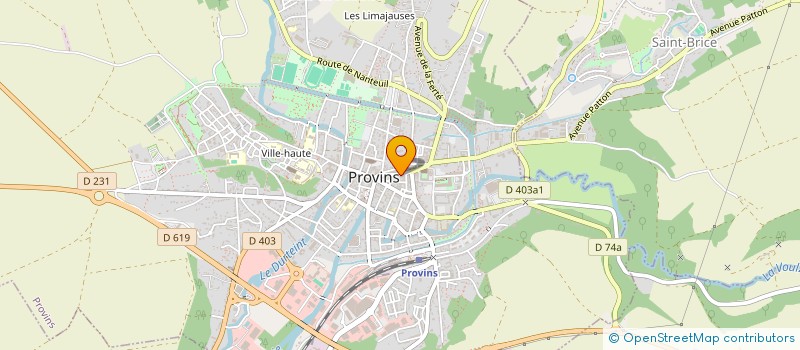 localisation de l'entreprise CENTRE FORMATION SECURITE ROUTIERE  PROVINS