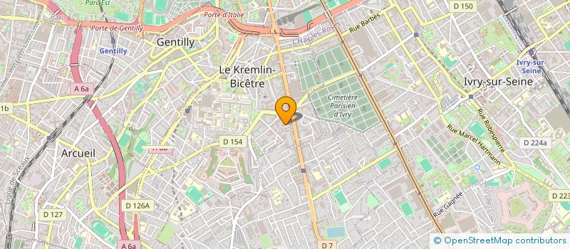 localisation de l'entreprise CENTRE FRANCAIS PROTECTION ENFANCE à LE KREMLIN-BICETRE