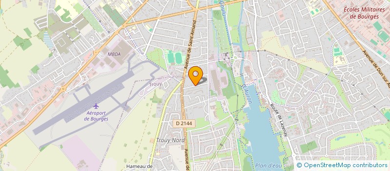 localisation de l'entreprise CENTRE FRANCE DISTRIBUTION  BOURGES