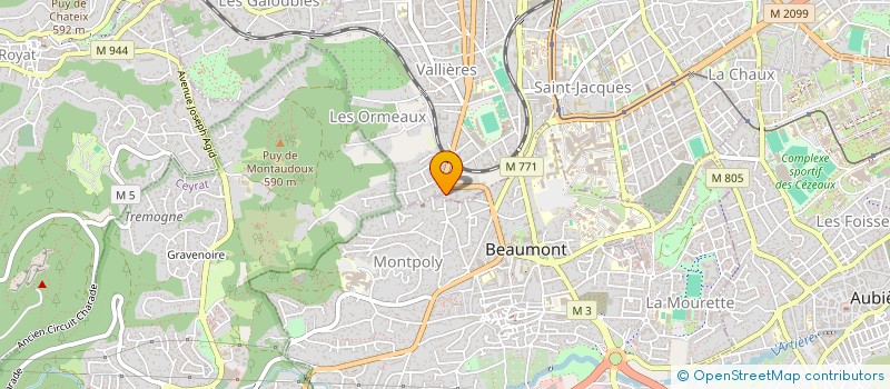 localisation de l'entreprise CENTRE FRANCE REPRESENTATION DISTRIBUTIO à CLERMONT-FERRAND