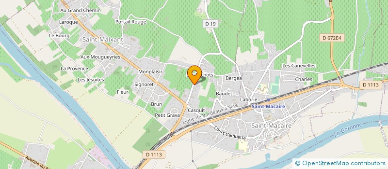 localisation de l'entreprise CENTRE FRANCOIS MAURIAC DE MALAGAR  SAINT-MAIXANT