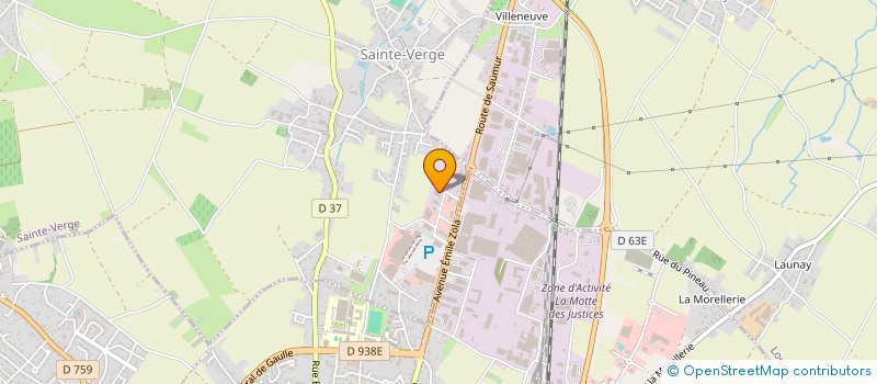 localisation de l'entreprise CENTRE FUNERAIRE LEYLAVERGNE  SAINTE-VERGE