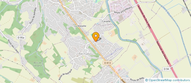 localisation de l'entreprise CENTRE GARONNAIS DE L'HABITAT à PECHABOU