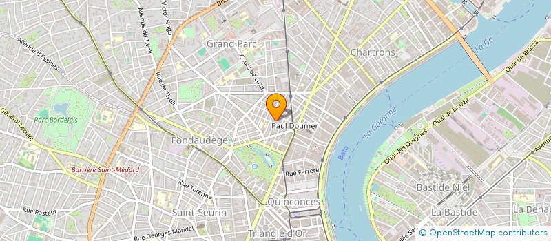 localisation de l'entreprise CENTRE GENEALOGIQUE DU SUD OUEST  BORDEAUX