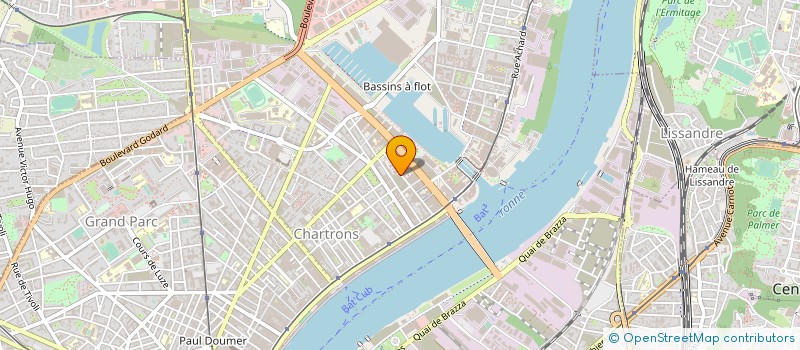 localisation de l'entreprise CENTRE GESTION ADMINISTRATION à BORDEAUX