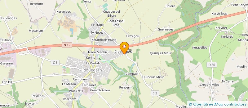 localisation de l'entreprise CENTRE GESTION AGREE CGAF à SAINT-THONAN
