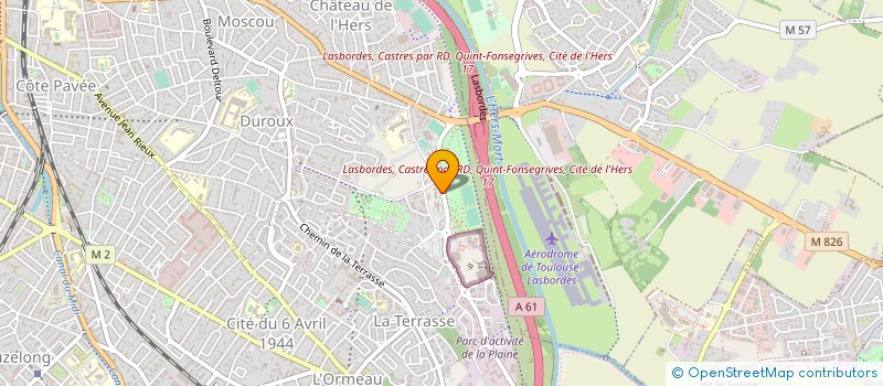 localisation de l'entreprise CENTRE GESTION AGRICOLE AGREE MIDI PYREN à TOULOUSE