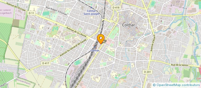 localisation de l'entreprise CENTRE GESTION CENTRE ALSACE  COLMAR