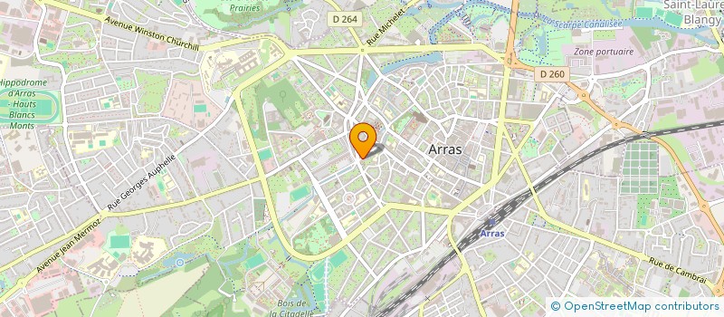 localisation de l'entreprise CENTRE GESTION ET FISCALITE AGRICOLE à ARRAS
