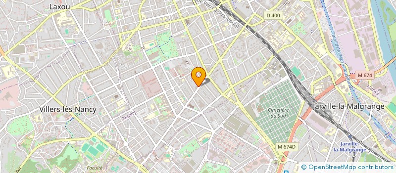 localisation de l'entreprise CENTRE GESTION LORRAINE à NANCY