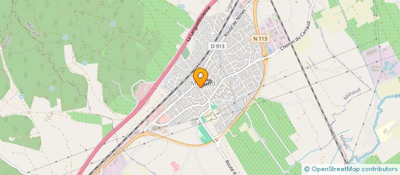 localisation de l'entreprise CENTRE GESTION RELATION CLIENT  MILHAUD