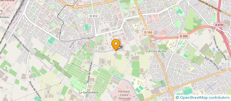 localisation de l'entreprise CENTRE GRACE & FOI à ANGERS