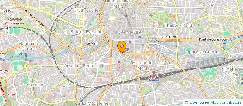 localisation de l'entreprise CENTRE HABITAT DE BRETAGNE  RENNES