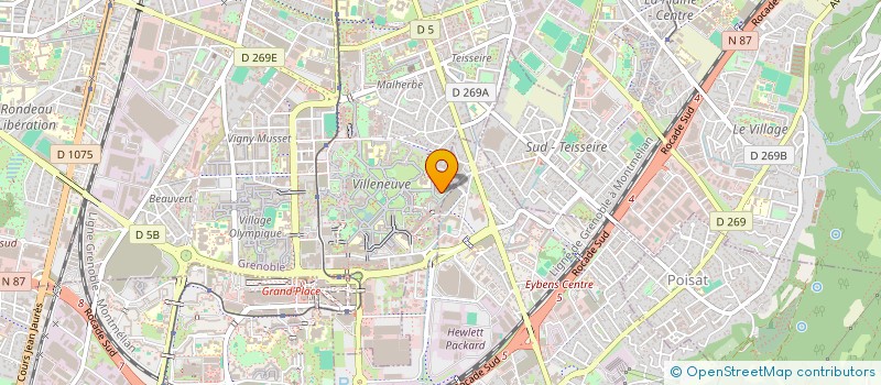 localisation de l'entreprise CENTRE HAMMANA (CH)  GRENOBLE