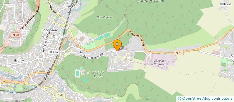 localisation de l'entreprise CENTRE HAPPY DOC  DARNETAL