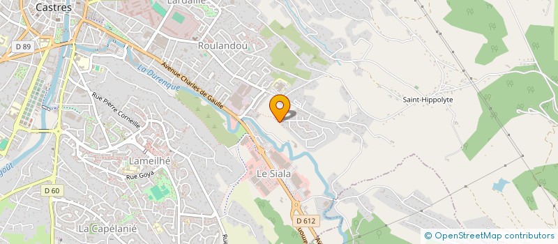 localisation de l'entreprise CENTRE HATHOR  CASTRES