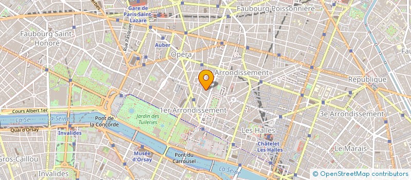 localisation de l'entreprise CENTRE HAUTES ETUD AMERICAIN à PARIS