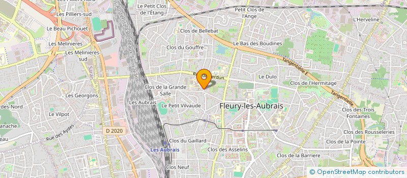 localisation de l'entreprise CENTRE HEBERTISTE D'ORLEANS à FLEURY-LES-AUBRAIS