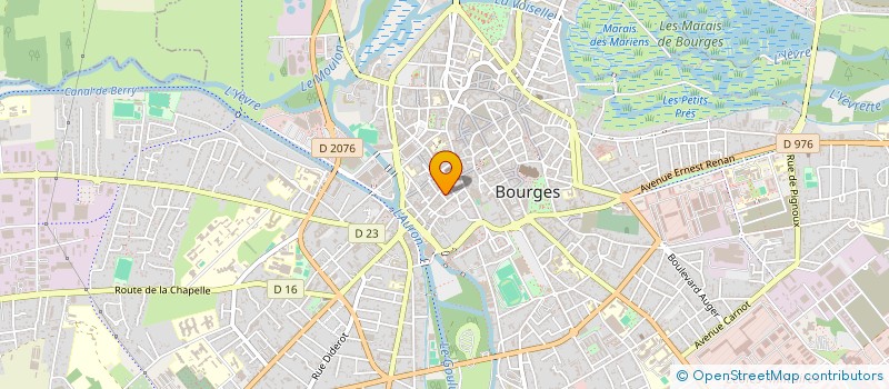 localisation de l'entreprise CENTRE HIPPIQUE DE BOURGES à BOURGES
