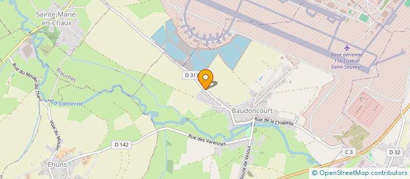 localisation de l'entreprise CENTRE HIPPIQUE DE LUXEUIL  LUXEUIL-LES-BAINS