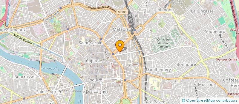 localisation de l'entreprise CENTRE HOLISTIQUE à TOULOUSE
