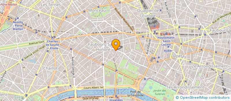 localisation de l'entreprise CENTRE HONORE MATIGNON à PARIS
