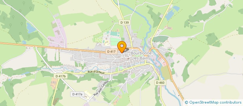 localisation de l'entreprise CENTRE HOSPITALIER DE BOURBONNE-LES-BAINS à BOURBONNE-LES-BAINS