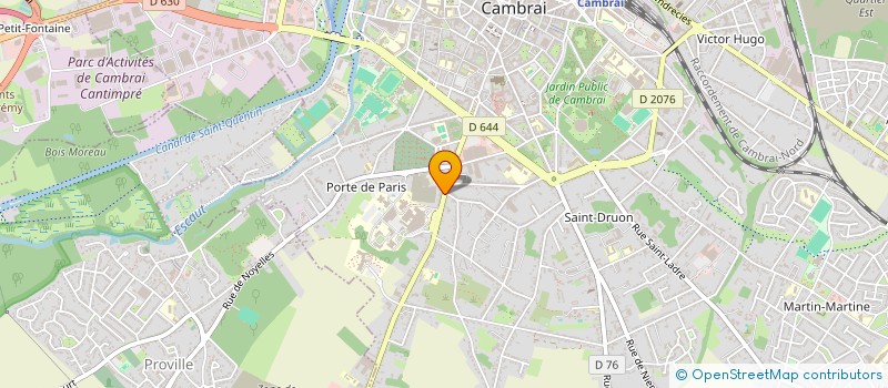 localisation de l'entreprise CENTRE HOSPITALIER DE CAMBRAI à CAMBRAI