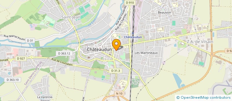 localisation de l'entreprise CENTRE HOSPITALIER DE CHATEAUDUN à CHATEAUDUN