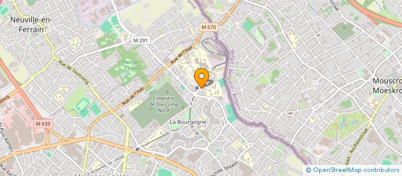 localisation de l'entreprise CENTRE HOSPITALIER DE TOURCOING à TOURCOING