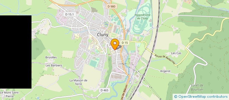 localisation de l'entreprise CENTRE HOSPITALIER DU CLUNISOIS à CLUNY